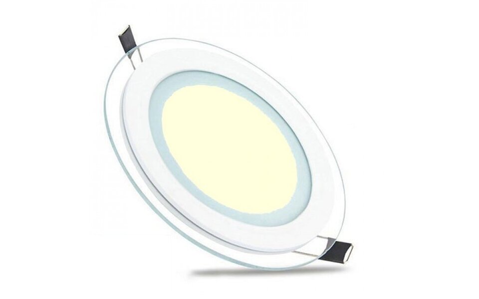 HLW LED Inbouw LED Downlight Slim 15W - Warm Wit 2700K–3000K, Ø200mm, Mat Wit Glas