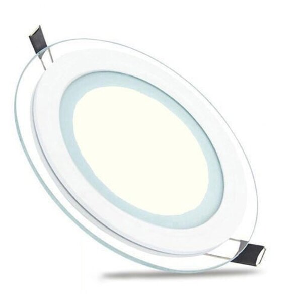 HLW LED LED Downlight Slim Inbouw Rond 12W - Natuurlijk Wit 4200K - Mat Wit Glas Ø160mm