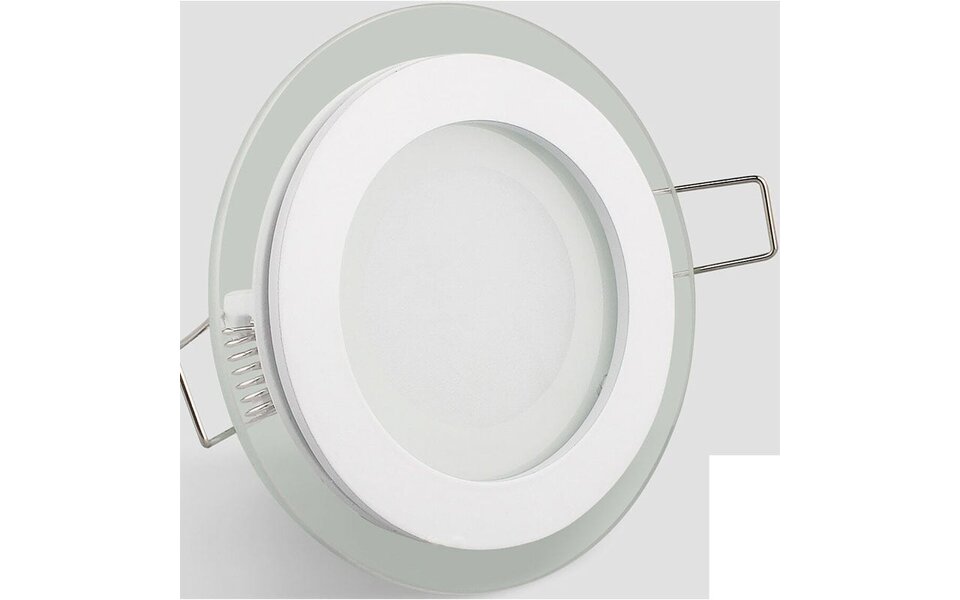 HLW LED LED Downlight Slim Inbouw Rond 12W - Natuurlijk Wit 4200K - Mat Wit Glas Ø160mm