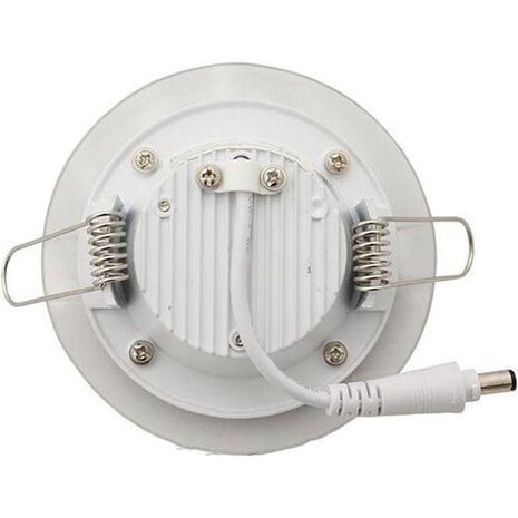 HLW LED LED Downlight Slim Inbouw Rond 12W - Natuurlijk Wit 4200K - Mat Wit Glas Ø160mm