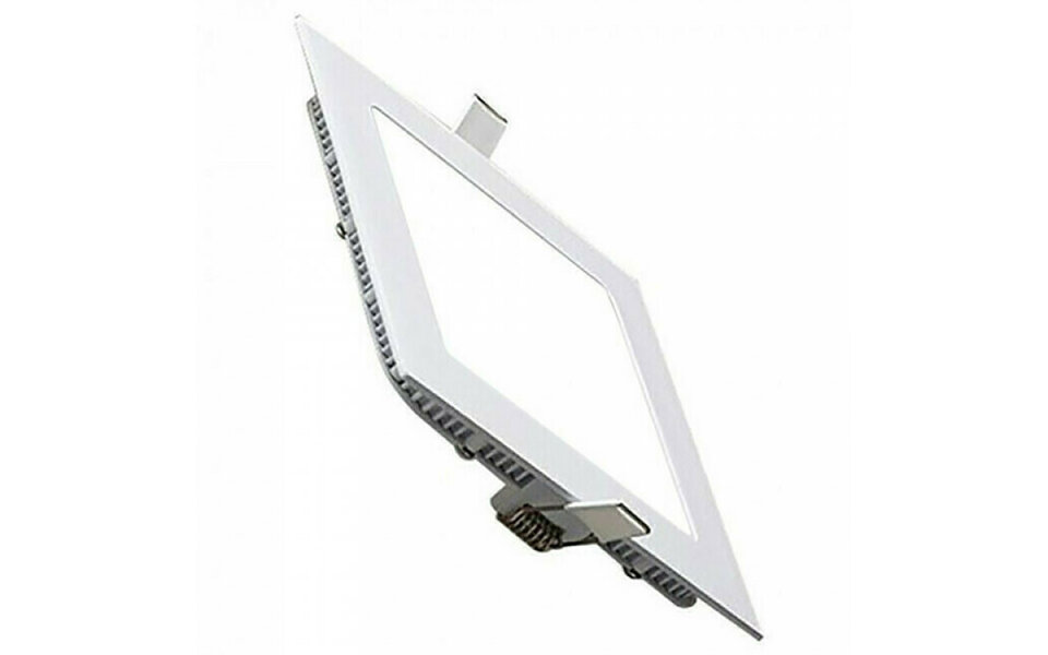 HLW LED Inbouw LED Downlight Slim 2 Pack 15W - Vierkant, Koud Wit 6000K LED Lamp