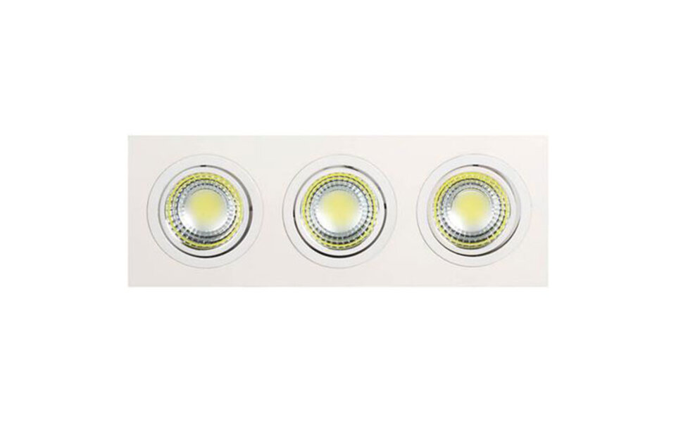 HLW LED Inbouw LED Downlight Spot 15W - Kantelbaar, Beam Angle Verstelbaar, Koud Wit 6000K