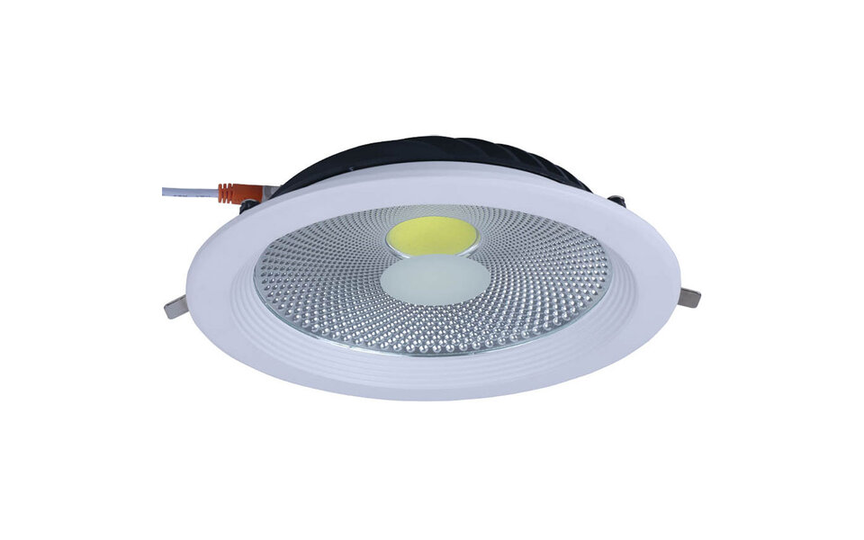 HLW LED Inbouw LED Downlight Verona 15W – Helder Koud Wit 6000K, Ø170mm Mat Wit Aluminium