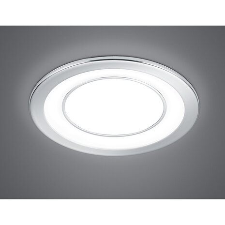 HLW LED Trion Cynomi LED Spot Inbouw LED Downlight 10W Warm Wit 2700K–3000K Rond Mat Chroom HLW LED Trion Cynomi LED Spot Inbouw LED Downlight 10W Warm Wit 2700K–3000K Rond Mat Chroom