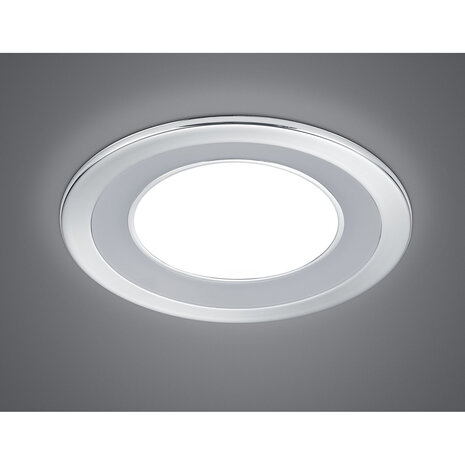 HLW LED Trion Cynomi LED Spot Inbouw LED Downlight 10W Warm Wit 2700K–3000K Rond Mat Chroom HLW LED Trion Cynomi LED Spot Inbouw LED Downlight 10W Warm Wit 2700K–3000K Rond Mat Chroom