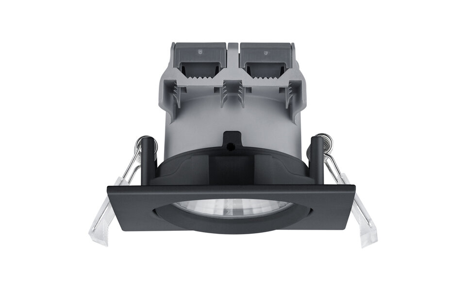 HLW LED Dimbare LED Spot Inbouw LED Downlight 5W Warm Wit 2700K–3000K Mat Zwart