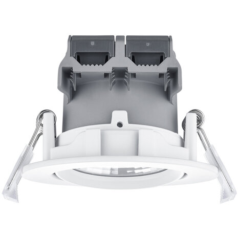 HLW LED LED Spot Inbouw LED Downlight 5W Dimbaar Warm Wit 2700K–3000K Mat Wit HLW LED LED Spot Inbouw LED Downlight 5W Dimbaar Warm Wit 2700K–3000K Mat Wit