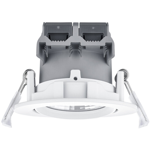 HLW LED LED Spot Inbouw LED Downlight 5W Dimbaar Warm Wit 2700K–3000K Mat Wit HLW LED LED Spot Inbouw LED Downlight 5W Dimbaar Warm Wit 2700K–3000K Mat Wit