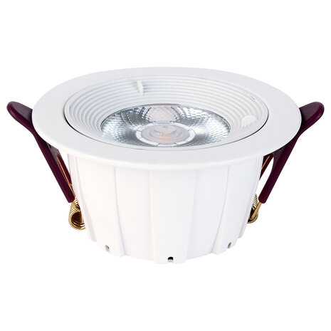 HLW LED LED Downlight Lonar 7W - Dimbaar, Neutraal Wit 4000K, Inbouw LED Lamp