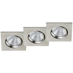 LED Spot 3 Pack - Inbouw LED Downlight 5W Dimbaar Warm Wit LED Spot 3 Pack - Inbouw LED Downlight 5W Dimbaar Warm Wit