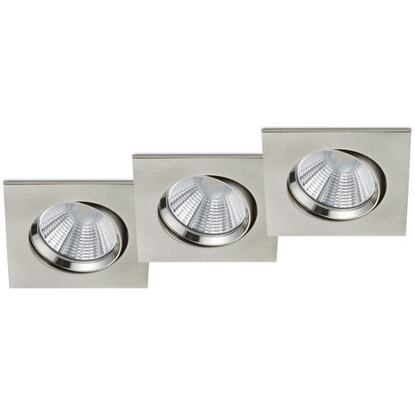 LED Spot 3 Pack - Inbouw LED Downlight 5W Dimbaar Warm Wit 2700K–3000K