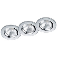 LED Spot 3 Pack - Inbouw LED Downlight 5W Dimbaar Warm Wit
