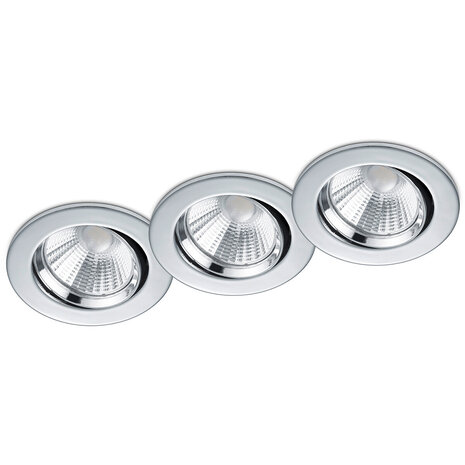 HLW LED LED Spot 3 Pack - Dimbare Inbouw LED Downlight 5W Warm Wit 2700K–3000K HLW LED LED Spot 3 Pack - Dimbare Inbouw LED Downlight 5W Warm Wit 2700K–3000K