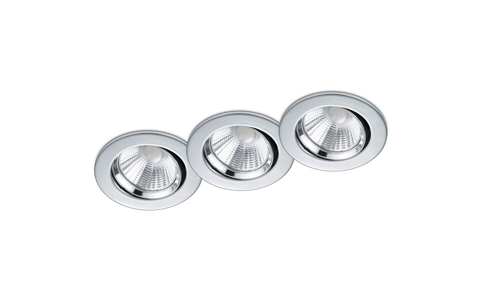 HLW LED LED Spot 3 Pack - Dimbare Inbouw LED Downlight 5W Warm Wit 2700K–3000K