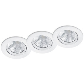LED Spot 3 Pack - Inbouw LED Downlight 5W Dimbaar Warm Wit LED Spot 3 Pack - Inbouw LED Downlight 5W Dimbaar Warm Wit