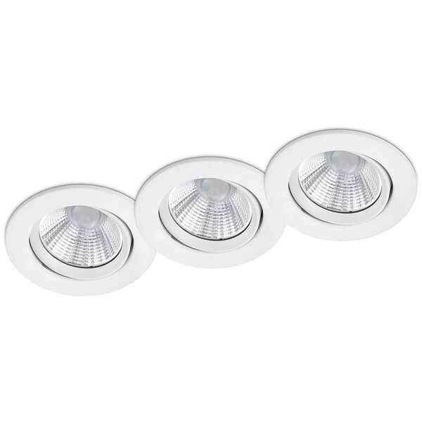 HLW LED LED Spot 3 Pack - Inbouw LED Downlight 5W Dimbaar Warm Wit 2700K–3000K HLW LED LED Spot 3 Pack - Inbouw LED Downlight 5W Dimbaar Warm Wit 2700K–3000K