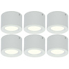 LED Downlight 6 Pack - Opbouw LED Downlight 5W Natuurlijk Wit LED Downlight 6 Pack - Opbouw LED Downlight 5W Natuurlijk Wit
