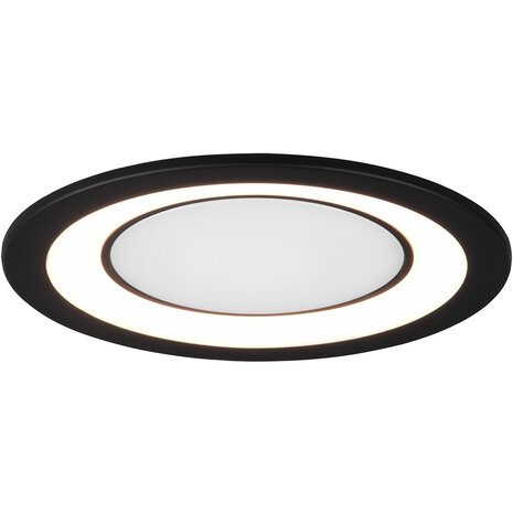 HLW LED LED Spot Inbouw LED Downlight 10W - Warm Wit 2700K–3000K - Mat Zwart Ø140mm HLW LED LED Spot Inbouw LED Downlight 10W - Warm Wit 2700K–3000K - Mat Zwart Ø140mm