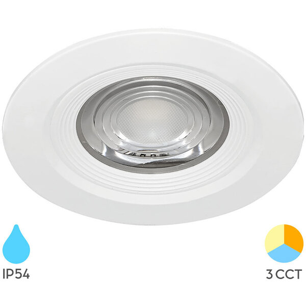 HLW LED Waterdichte 7W LED Inbouwspot - Warm Wit 2700K–3000K - IP54 LED Downlight HLW LED Waterdichte 7W LED Inbouwspot - Warm Wit 2700K–3000K - IP54 LED Downlight