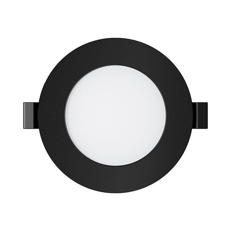 HLW LED LED Downlight Inbouwspot Brinton Thin 3W 220lm - Neutraal Wit 4000K, Rond Ø85mm HLW LED LED Downlight Inbouwspot Brinton Thin 3W 220lm - Neutraal Wit 4000K, Rond Ø85mm