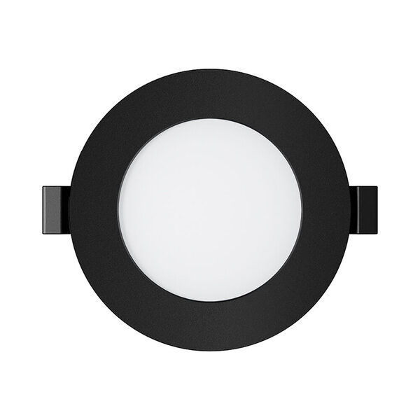 HLW LED LED Downlight Inbouwspot Brinton Thin 3W 220lm - Neutraal Wit 4000K, Rond Ø85mm HLW LED LED Downlight Inbouwspot Brinton Thin 3W 220lm - Neutraal Wit 4000K, Rond Ø85mm