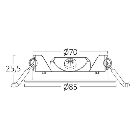 HLW LED LED Downlight Inbouw LED Spot 3W - Koud Wit 6500K Daglicht Wit - Rond Ø85mm HLW LED LED Downlight Inbouw LED Spot 3W - Koud Wit 6500K Daglicht Wit - Rond Ø85mm