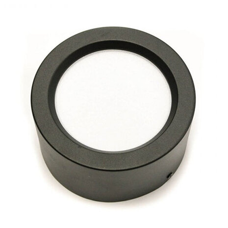 HLW LED 15W LED Downlight Opbouw Rond - Natuurlijk Wit 4200K - Mat Zwart Aluminium Ø180mm