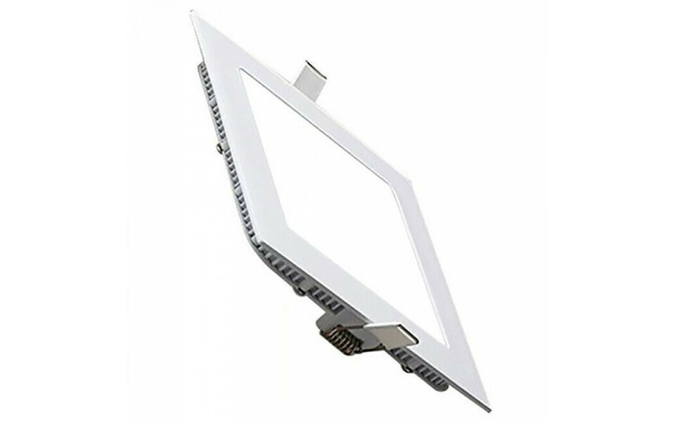 HLW LED LED Downlight Slim 2 Pack - Vierkant Inbouw 18W LED Koud Wit 6000K