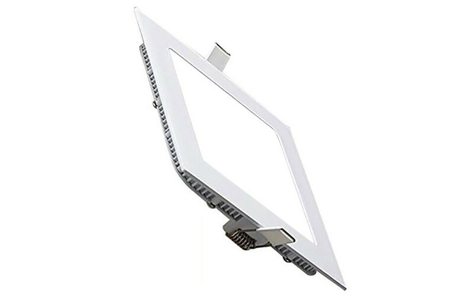 HLW LED LED Downlight Slim 2 Pack - Inbouw LED Downlight 3W Koud Wit 6000K Mat Wit Aluminium