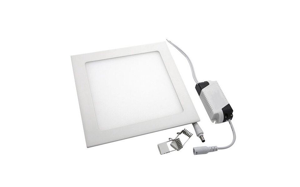 HLW LED LED Downlight Slim 2 Pack - Inbouw LED Downlight 3W Koud Wit 6000K Mat Wit Aluminium