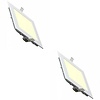 LED Downlight Slim 2 Pack 6W Warm Wit 2700K Inbouw LED Downlight Slim 2 Pack 6W Warm Wit 2700K Inbouw