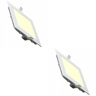 LED Downlight Slim 2 Pack 6W Warm Wit 2700K Inbouw