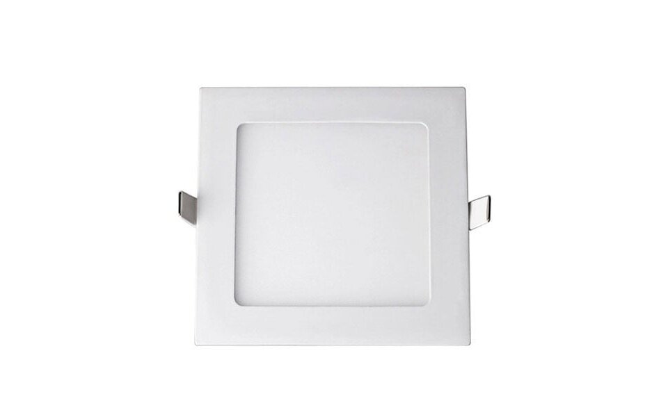 HLW LED LED Downlight Slim 2 Pack - Inbouw Vierkant 6W Warm Wit 2700K Mat Wit