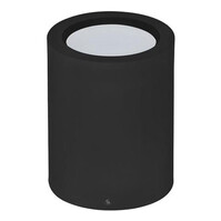 LED Downlight Opbouw Rond 10W - Natuurlijk Wit, Mat Zwart