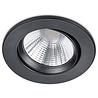 HLW LED Dimbare LED Spot Inbouw LED Downlight 5W Warm Wit 2700K–3000K Mat Zwart