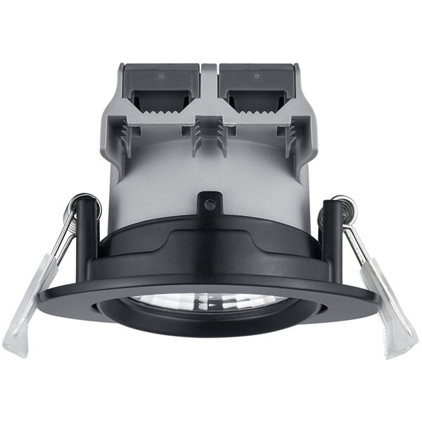 HLW LED Dimbare LED Spot Inbouw LED Downlight 5W Warm Wit 2700K–3000K Mat Zwart