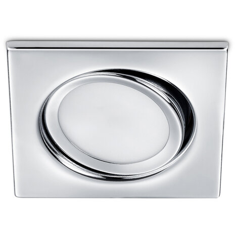 HLW LED LED Spot Inbouw LED Downlight 5W Warm Wit 2700K–3000K Mat Chroom Aluminium HLW LED LED Spot Inbouw LED Downlight 5W Warm Wit 2700K–3000K Mat Chroom Aluminium