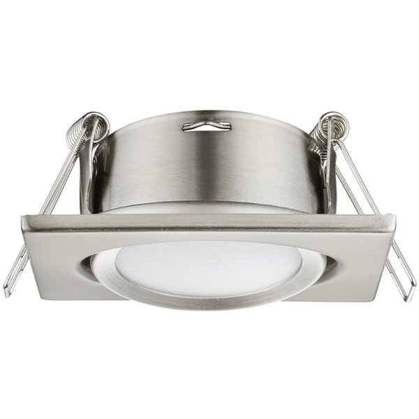 HLW LED LED Spot - Inbouw LED Downlight 5W Warm Wit 2700K–3000K Mat Nikkel