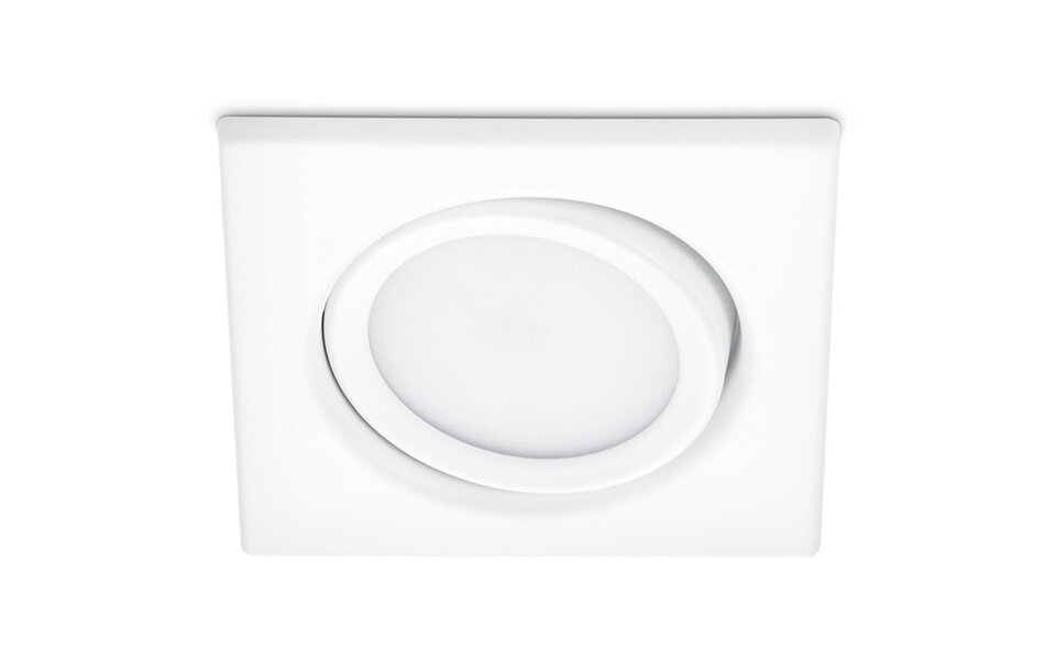 HLW LED LED Spot - Inbouw LED Downlight 5W Warm Wit 2700K–3000K Mat Wit Aluminium
