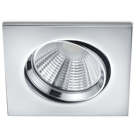 Trion Paniro Inbouw LED Spot 5W - Dimbaar, Warm Wit 2700K-3000K, Mat Chroom