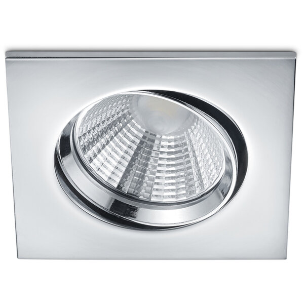HLW LED Trion Paniro Inbouw LED Spot 5W - Dimbaar, Warm Wit 2700K-3000K, Mat Chroom