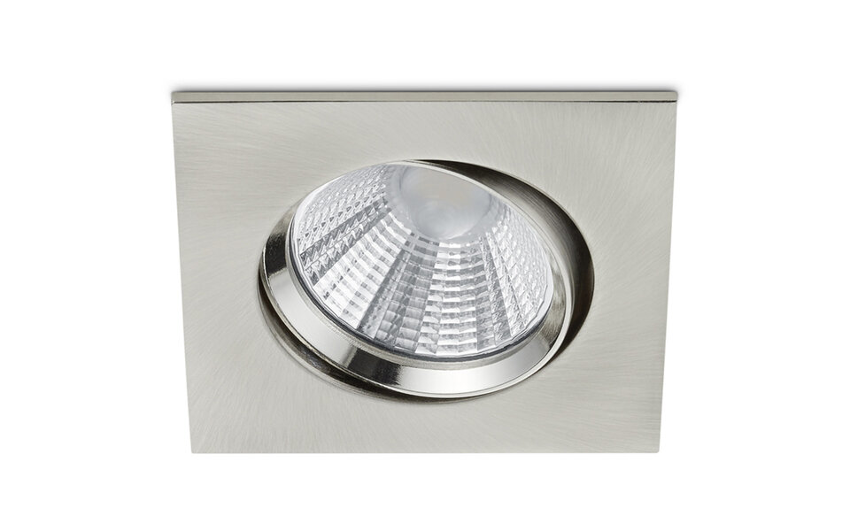 HLW LED Dimbare Inbouw LED Downlight 5W LED Spot Warm Wit 2700K–3000K Mat Nikkel