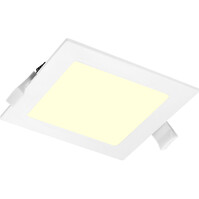 LED Downlight Slim Pro 9W - Warm Wit 3000K - Inbouw Vierkant