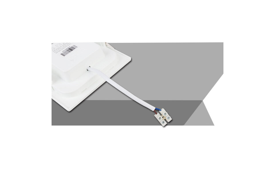 HLW LED LED Downlight Slim Pro 9W - Inbouw LED Downlight Warm Wit 2700K–3000K Vierkant HLW LED LED Downlight Slim Pro 9W - Inbouw LED Downlight Warm Wit 2700K–3000K Vierkant