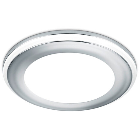 HLW LED LED Spot Inbouw LED Downlight 5W Warm Wit 2700K–3000K - Mat Chroom