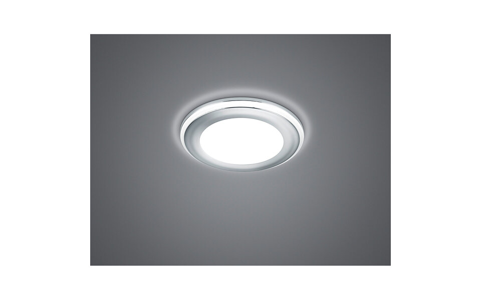 HLW LED LED Spot Inbouw LED Downlight 5W Warm Wit 2700K–3000K - Mat Chroom
