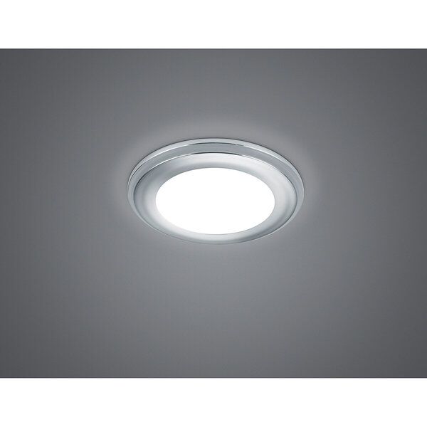 HLW LED LED Spot Inbouw LED Downlight 5W Warm Wit 2700K–3000K - Mat Chroom