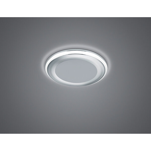 HLW LED LED Spot Inbouw LED Downlight 5W Warm Wit 2700K–3000K - Mat Chroom