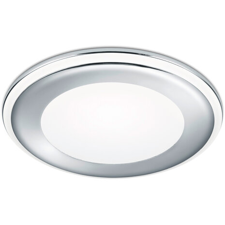 HLW LED LED Spot Inbouw LED Downlight 10W Warm Wit 2700K–3000K Rond Mat Chroom HLW LED LED Spot Inbouw LED Downlight 10W Warm Wit 2700K–3000K Rond Mat Chroom