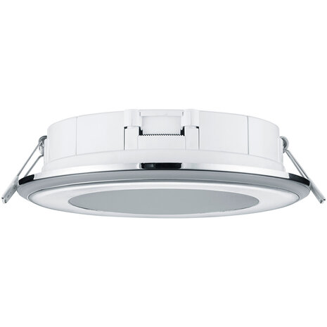 HLW LED LED Spot Inbouw LED Downlight 10W Warm Wit 2700K–3000K Rond Mat Chroom HLW LED LED Spot Inbouw LED Downlight 10W Warm Wit 2700K–3000K Rond Mat Chroom